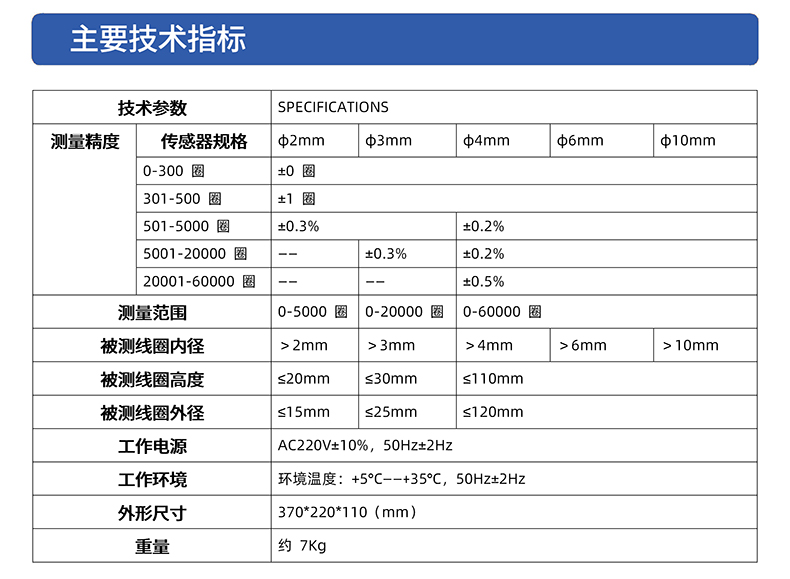 威格線(xiàn)圈圈數測量?jì)xYG-108電機繞組檢測 變壓器電器線(xiàn)圈測試儀插圖3