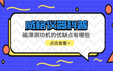 威格儀器-磁滯測功機的優(yōu)缺點(diǎn)有哪些插圖