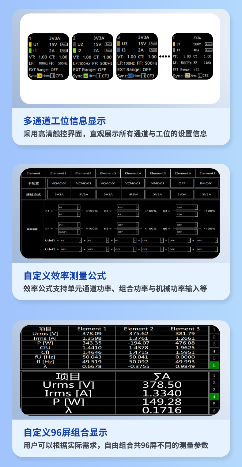 威格新品-多通道，多功能、高精度功率分析儀VG3000系列 廠(chǎng)家直銷(xiāo) 質(zhì)量保障插圖8